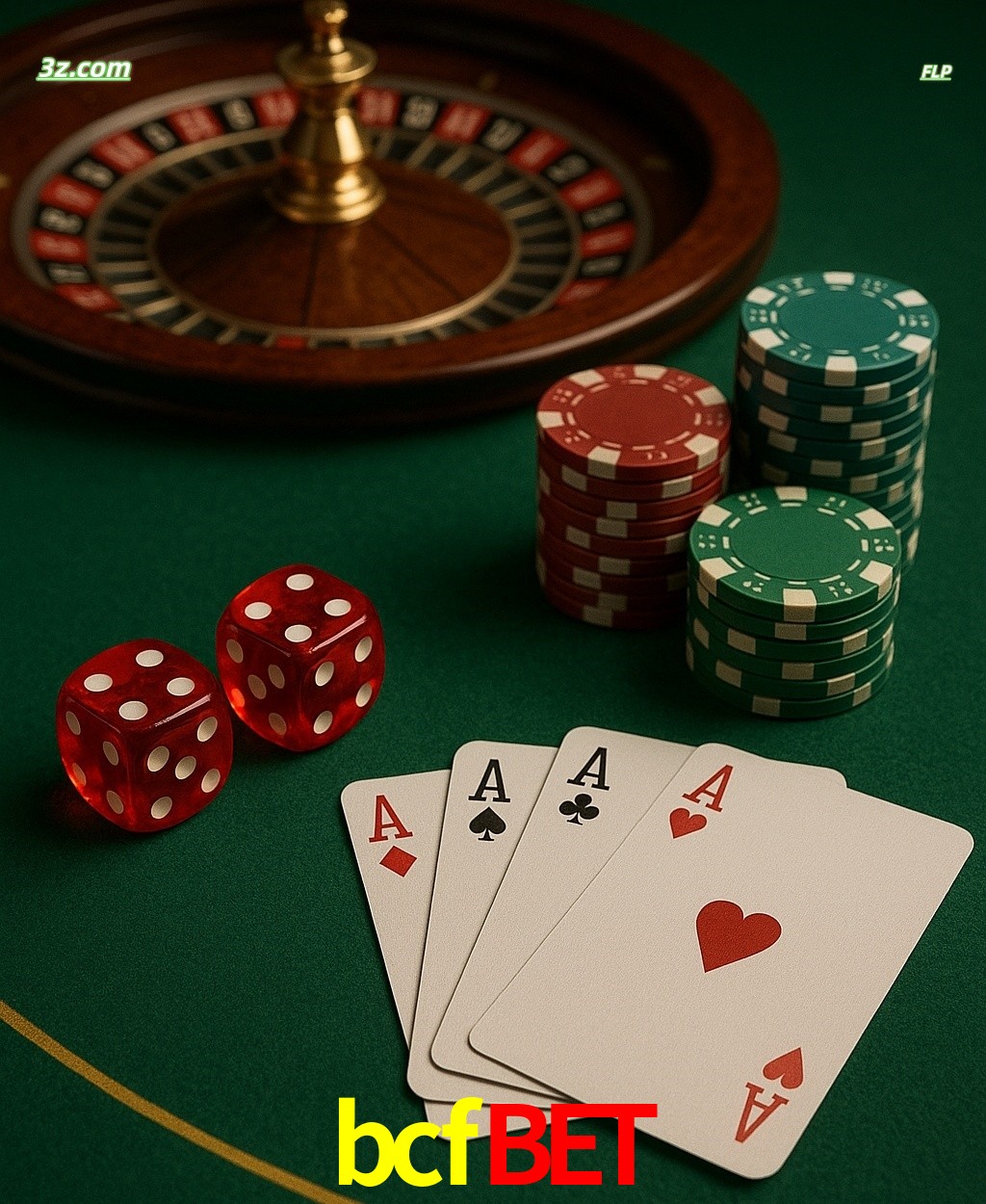 Cassino online bcfbet com jogos de mesa: roleta, dados, pôquer e fichas
